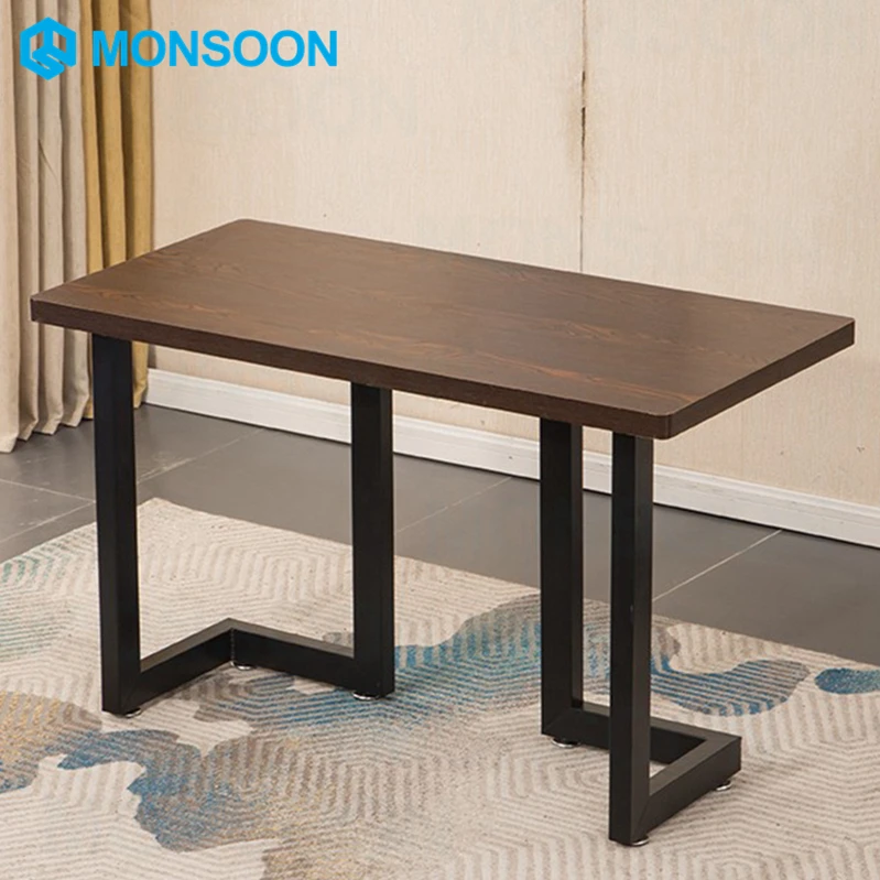 Fashion Hot Sale Durable Trapezoid Wrought Iron Metal Furniture Dining Table Legs Frame