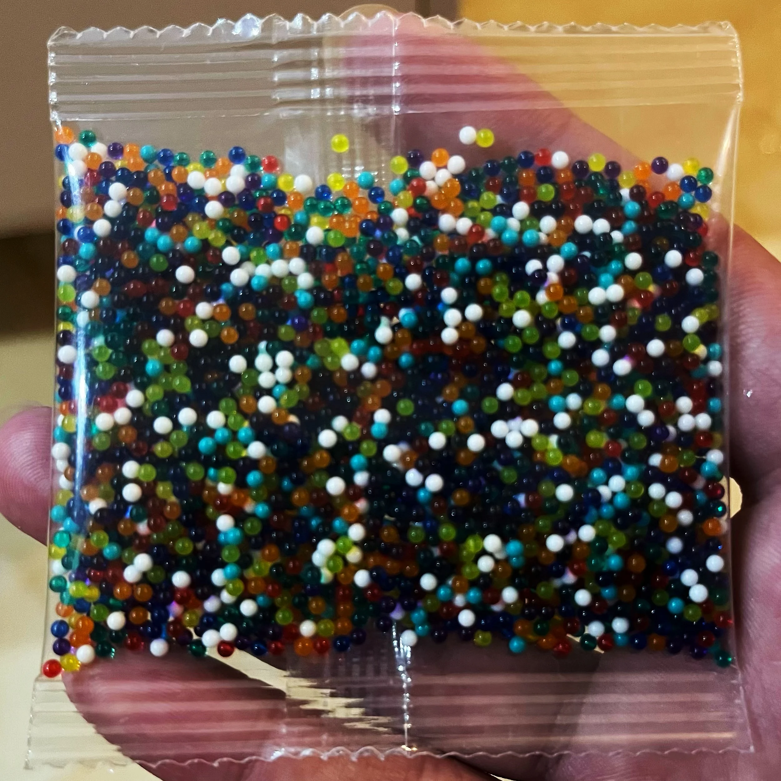 Colorful water bomb 7mm-8mm  water glue beads, planting hydroponics good water retention