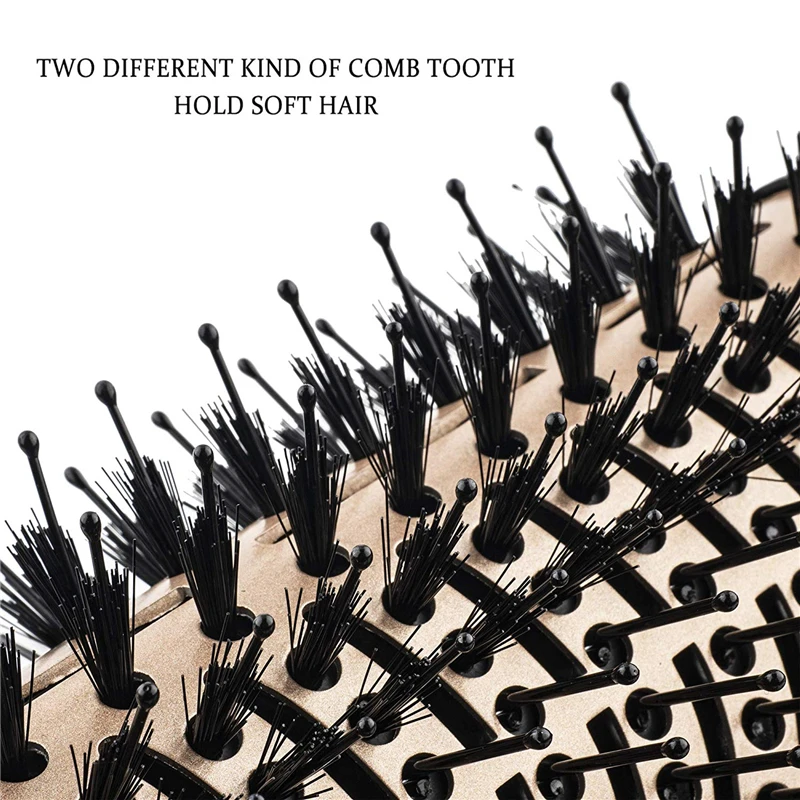 2024 New Hair Styling with 3 in 1 Set Hot Air Comb Blow Dryer Brush Hair Straightener for All Hair Types