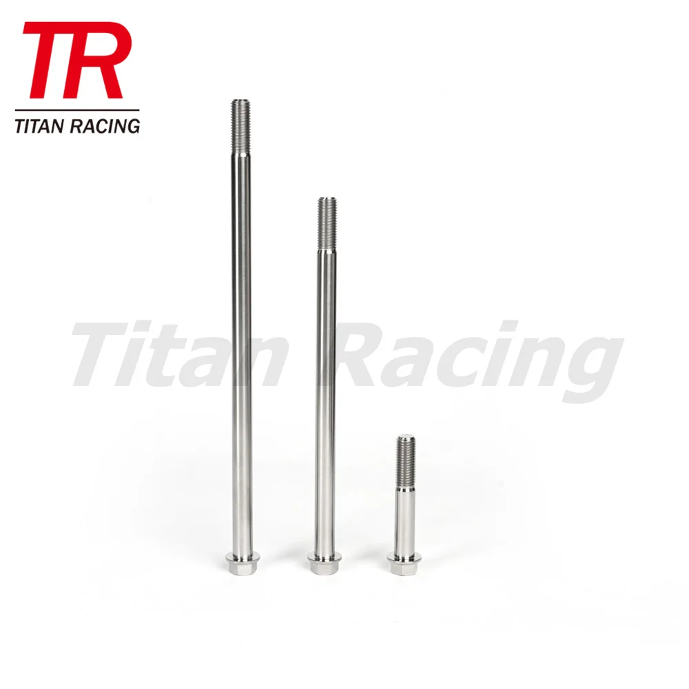 High strength custom M8 hex GR5 Ti-6al-4v bolts screws fasteners titanium flange bolt