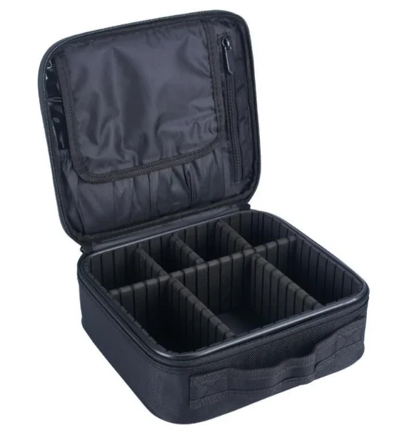 Professional PU lady brush travel beauty cosmetic box organizer makeup case