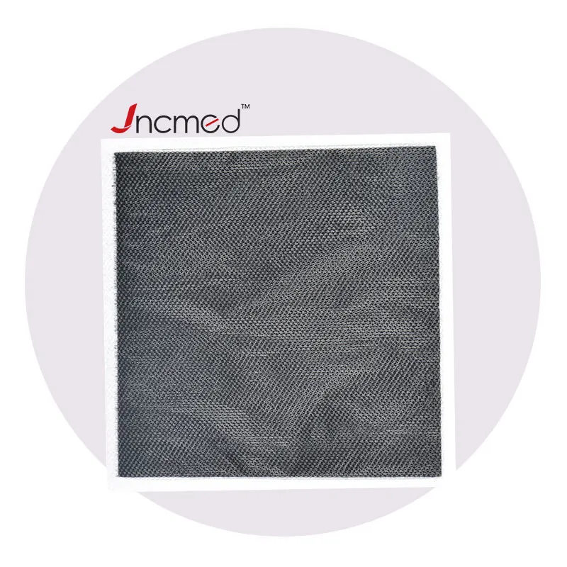 Jcmed Absorbent activated carbon fiber wound dressing silver ion charcoal dressing carbon dressing with silver
