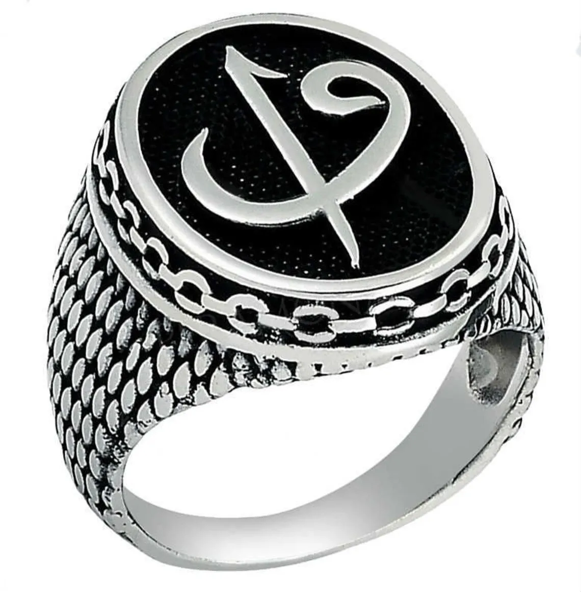 Dainty Muslim Islamic Ring Sacred Islamic Jewelry 316l Stainless Steel 18k Gold Plated Mens Custom Arabic calligraphy ring