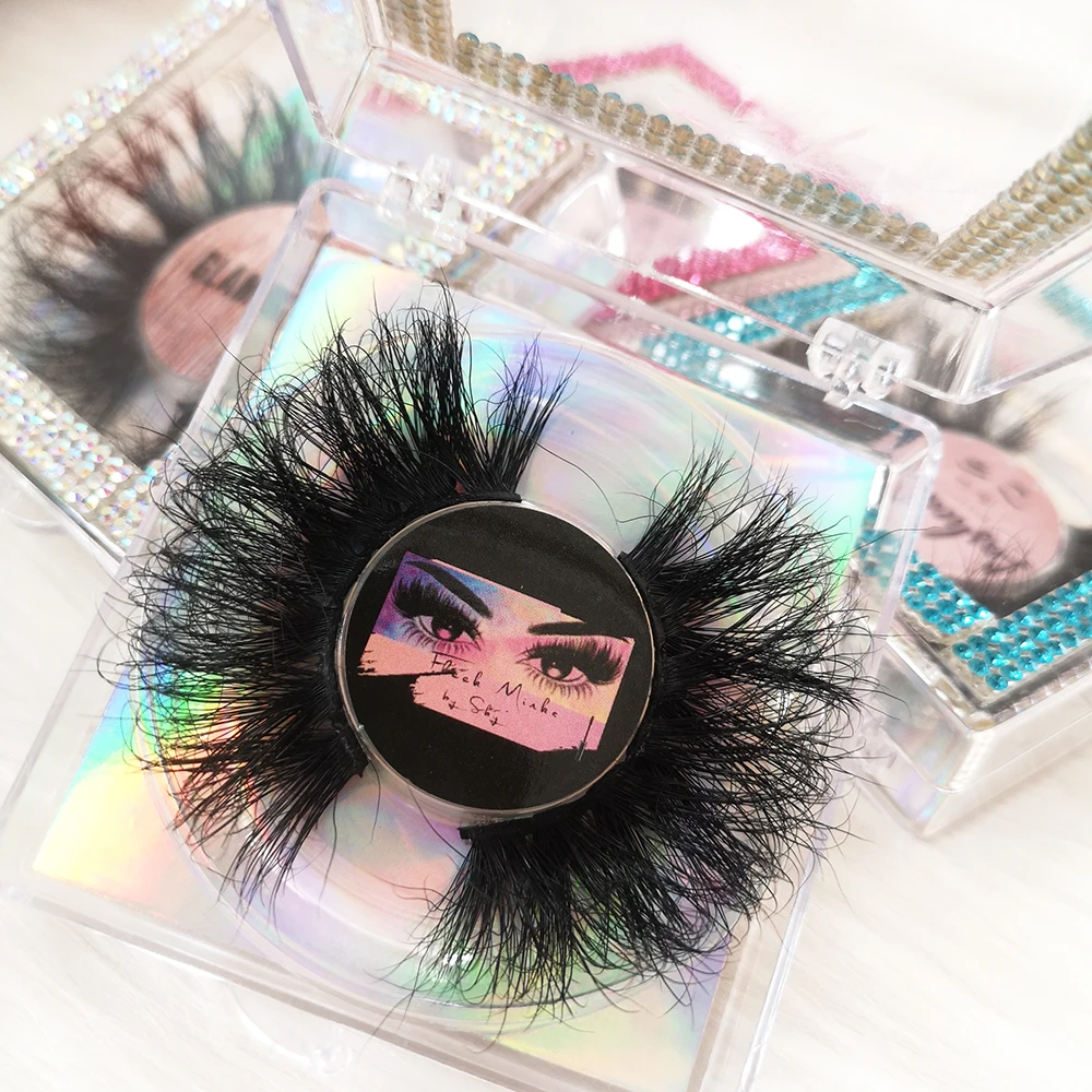 wholesale vendor 25mm bulk real 3d mink eyelashes vendor lasheswholesale siberian real mink eyelashes with color