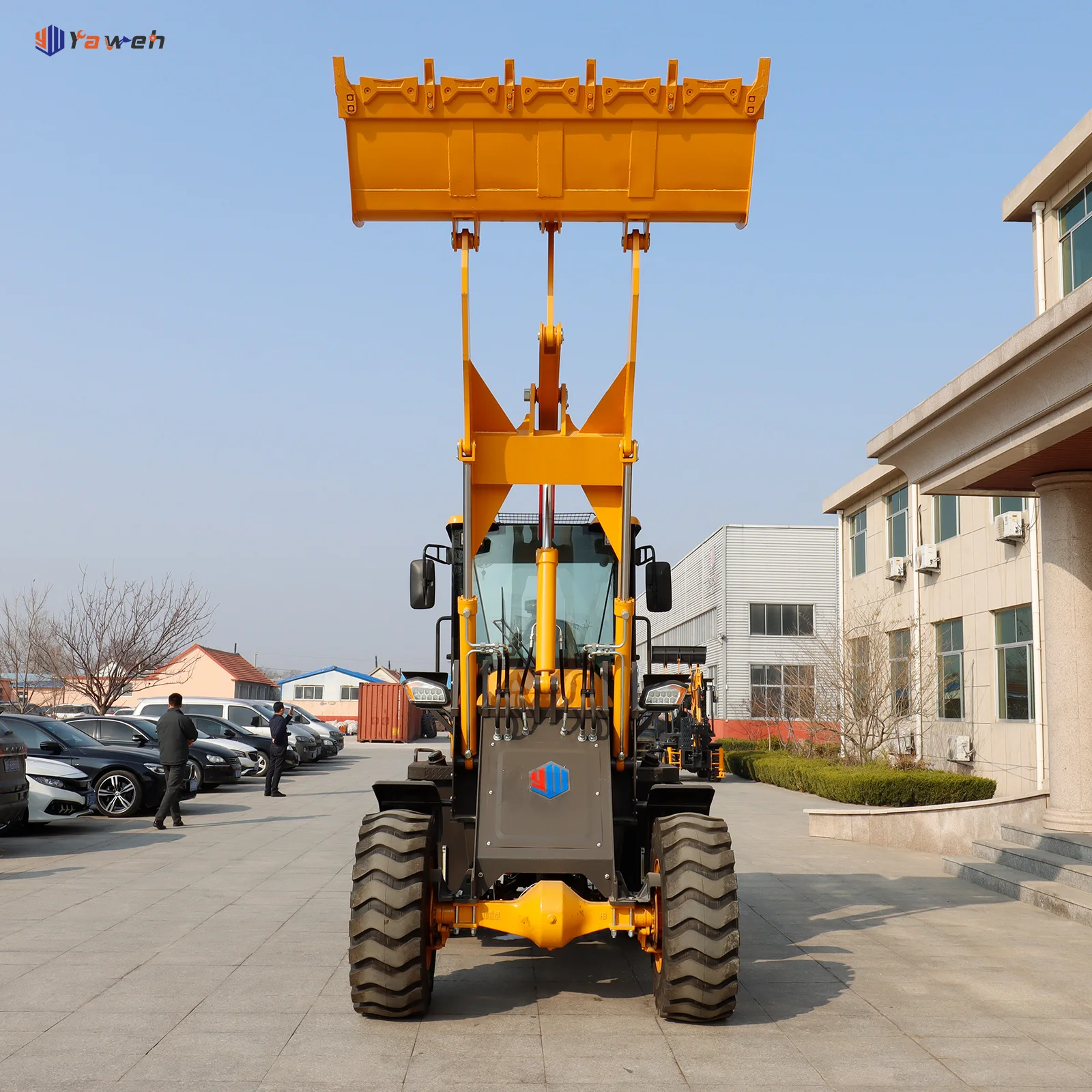 Yaweh 942 China  multifunction mini articulated wheel loaders 2 ton mini front loaders small garden tractor farm loader