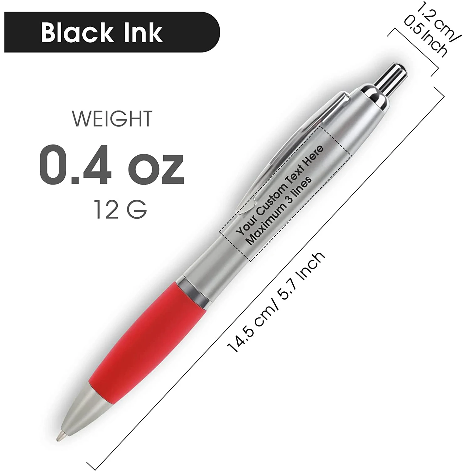 Оптовая продажа Индивидуальные Шариковые ручки с черными чернилами логотипом