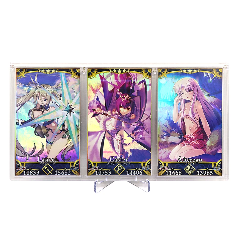 Custsom Case Trading Playing Card Game Basketball Football Holographic Foil Magnetic One Touch Holder Sports Trading Cards Boxes