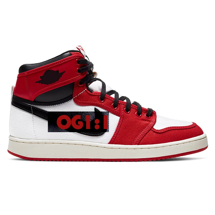  Новинка 2020 г. туфли для баскетбола Chicago 1 1s High OG Light Fusion красные женские и мужские универсальное оформление кроссовки