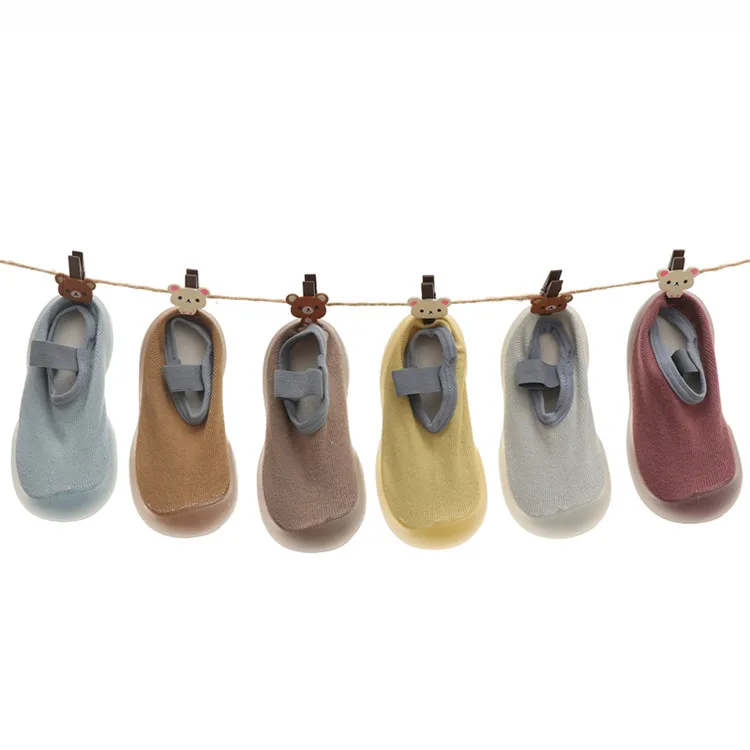 New arrivals sporty anti-slip breathable white baby no shoe socks and best selling baby shoes sock