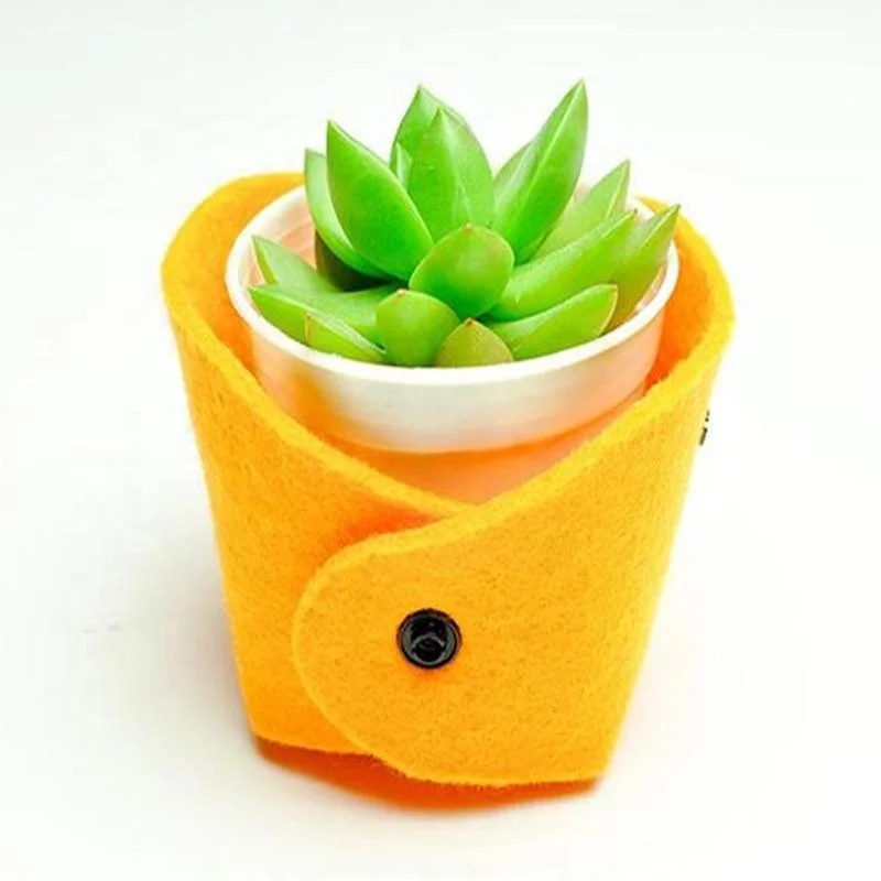 AAA133 Custom Novelty Fashion Eco-Friendly Cute Desk Organizer Felt Gift Box Sundries Packaging  Basket Felt Mini Storage Basket