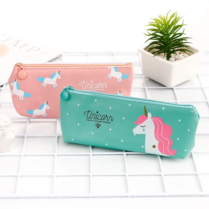 Wholesale unicorn pen case custom stationery pencil case