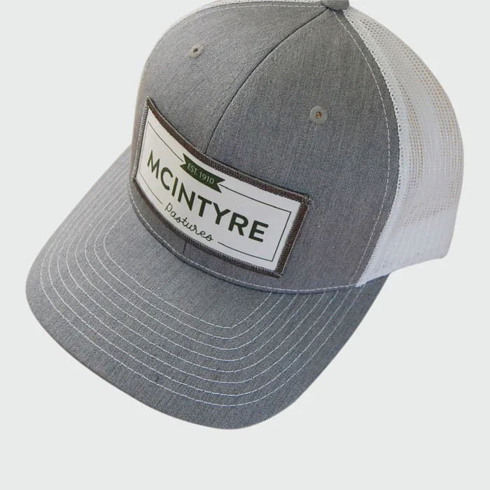 custom curved brim mesh baseball cap 6 panel embroidered trucker hats caps ponytail criss-cross baseball trucker hat