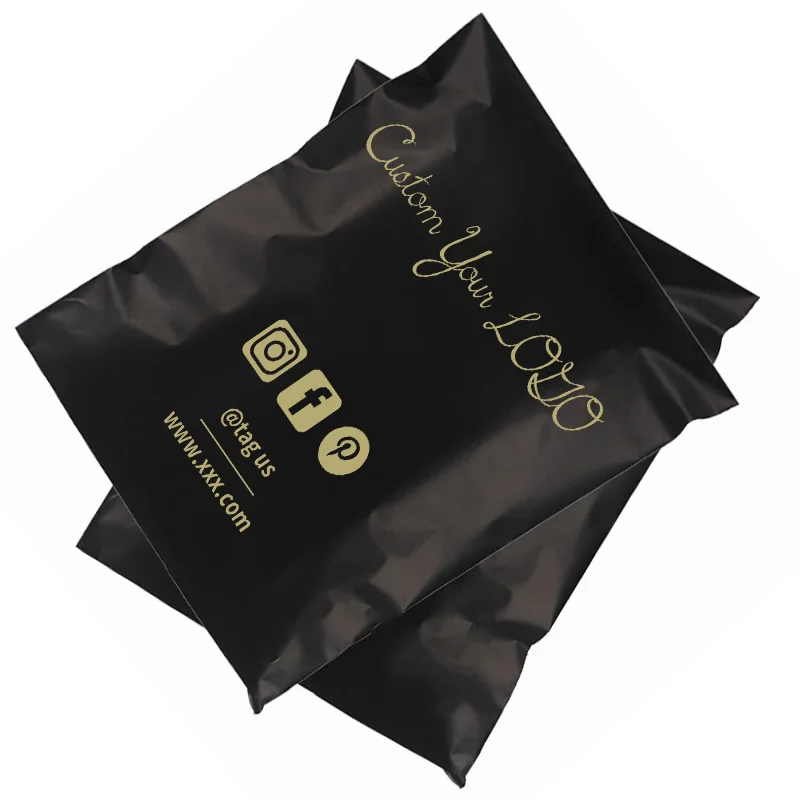 Custom Thick Plastic Postage Courier Bag Shipping Envelope Clothing Packaging Poly Mailer Mailing Shipping Bag For Clothing