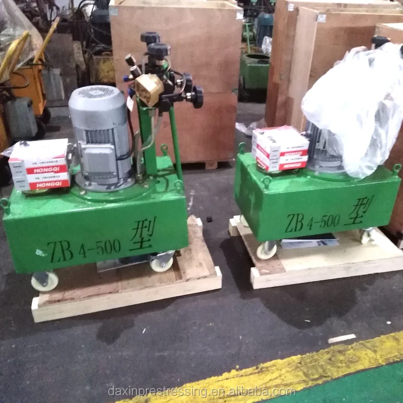 ZB4-500 Prestressed hydraulic pump achieved ISO 9001 standard