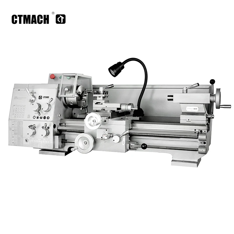 CTC320 precision metal lathe 320 mini hobby bench lathe metal working bench lathe