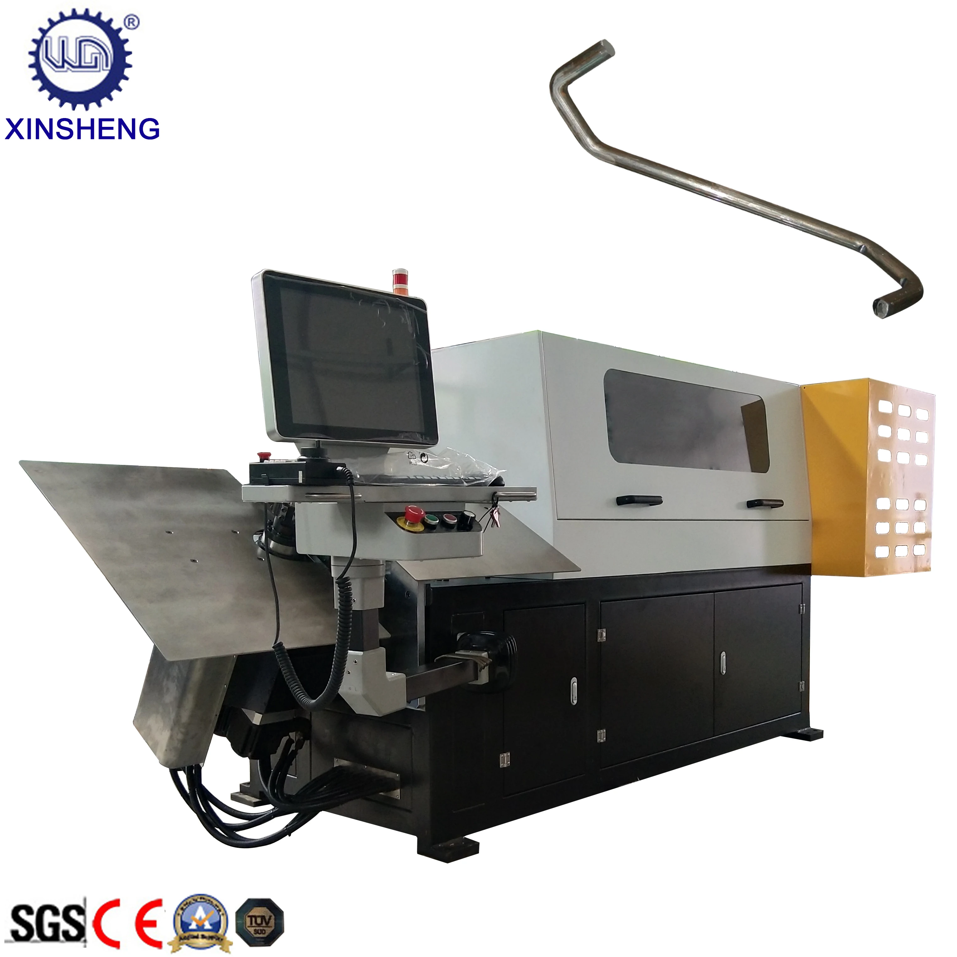 Manufacture Sells 3D 2D CNC Wire Bending Machine for Stainless Steel Iron Aluminum Mild Steel Wire Bender
