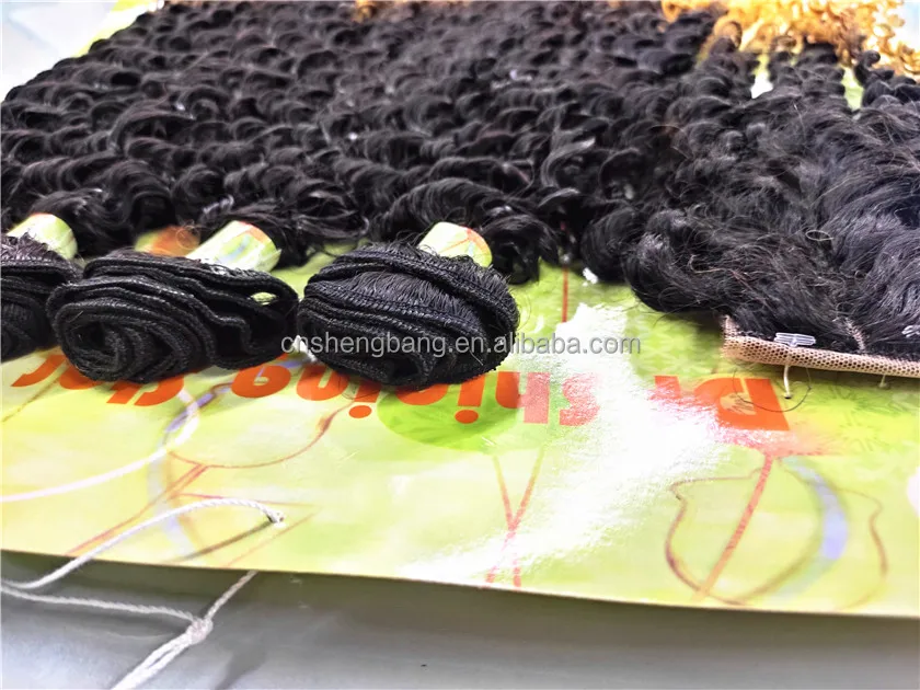 Blended Packet Hair With Closure Jerry Curly SEXYCURL 24\