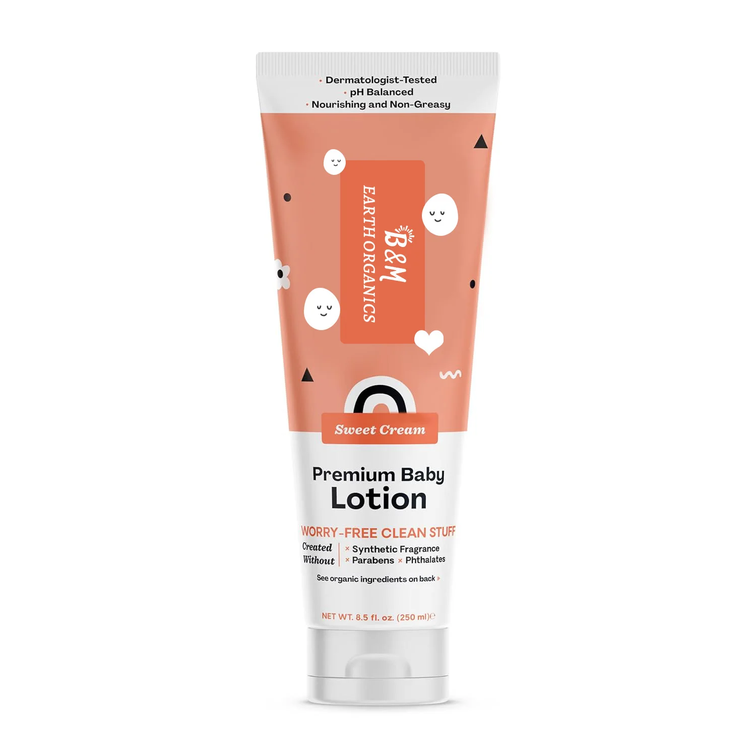 Premium Baby Lotion Gentle Hypoallergenic Vegan Formula to Nourish and Moisturize Sweet Cream Scent baby skin lightening lotion