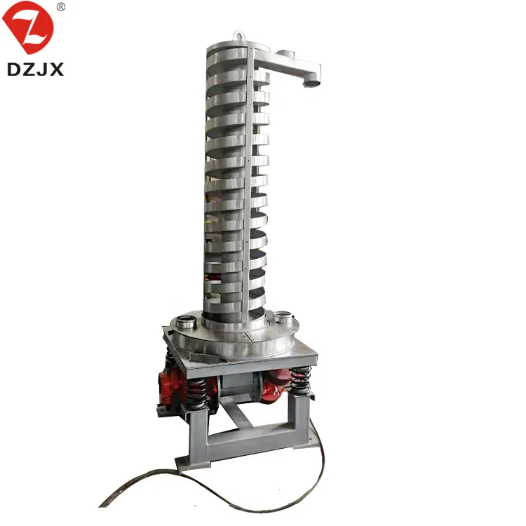 vertical lift elevator /screw vibrating spiral conveyor