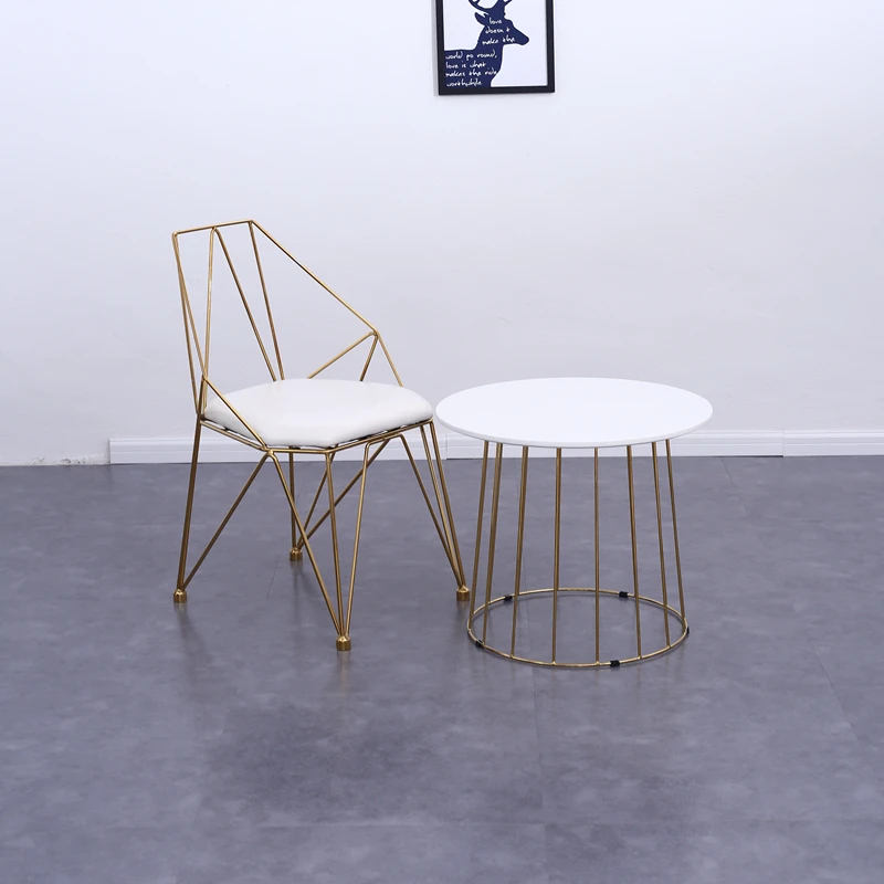 
chinese high-end Popular furniture desgin modern metal rose gold round side coffee table for living room 