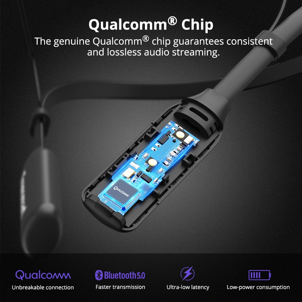 Беспроводные маленькие наушники Tronsmart Encore S2 Plus оригинальные с чипом Qualcomm 24 часа работы оптовая продажа лучший продавец