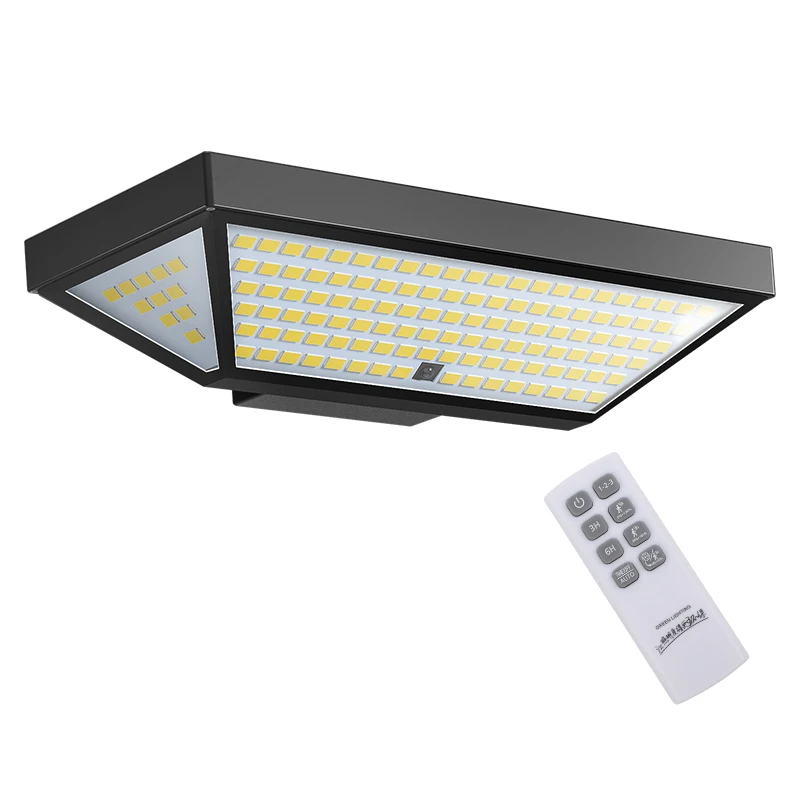 IP65 protection outdoor 138 led Solar Wall Light 3 Sides Wide angel Lighting High Brightness Motion Sensor Light