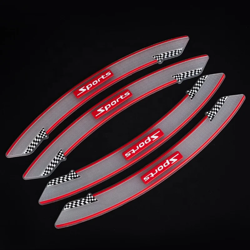 Universal car wheel eyebrow trim anti-collision car body protector