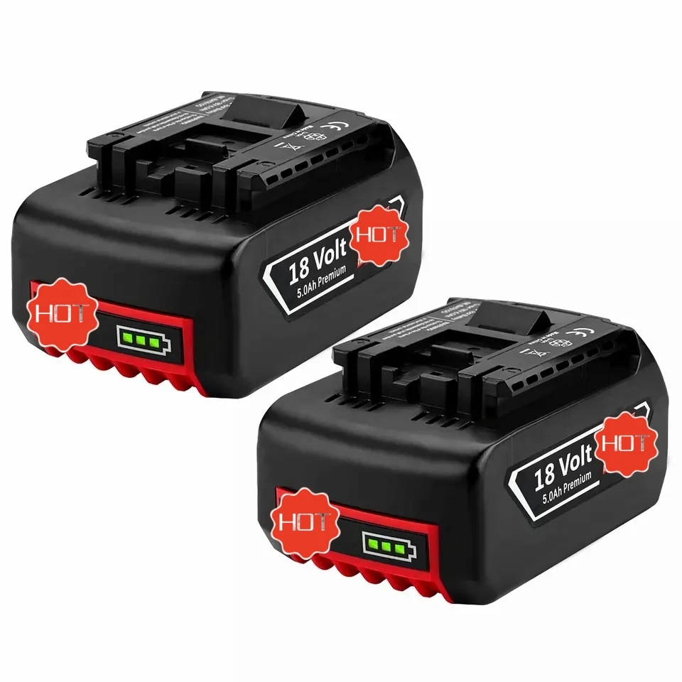 ODM/OEM  electric power Tools Batteries pack 5.0Ah battery replacement for BOSCH battery  for BAT609 BAT618 Cordless tool