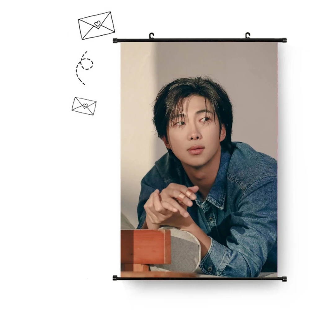 Wholesale Kpop Idol Merch Bangtan Boys RM Indigo Concept Photo Tapestry Fabric Poster Hanging Picture