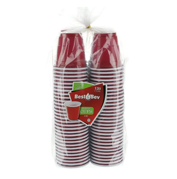 Mini Red Shot Glasses Plastic Shot Cups Jello Shots Jager Bomb Beer Pong