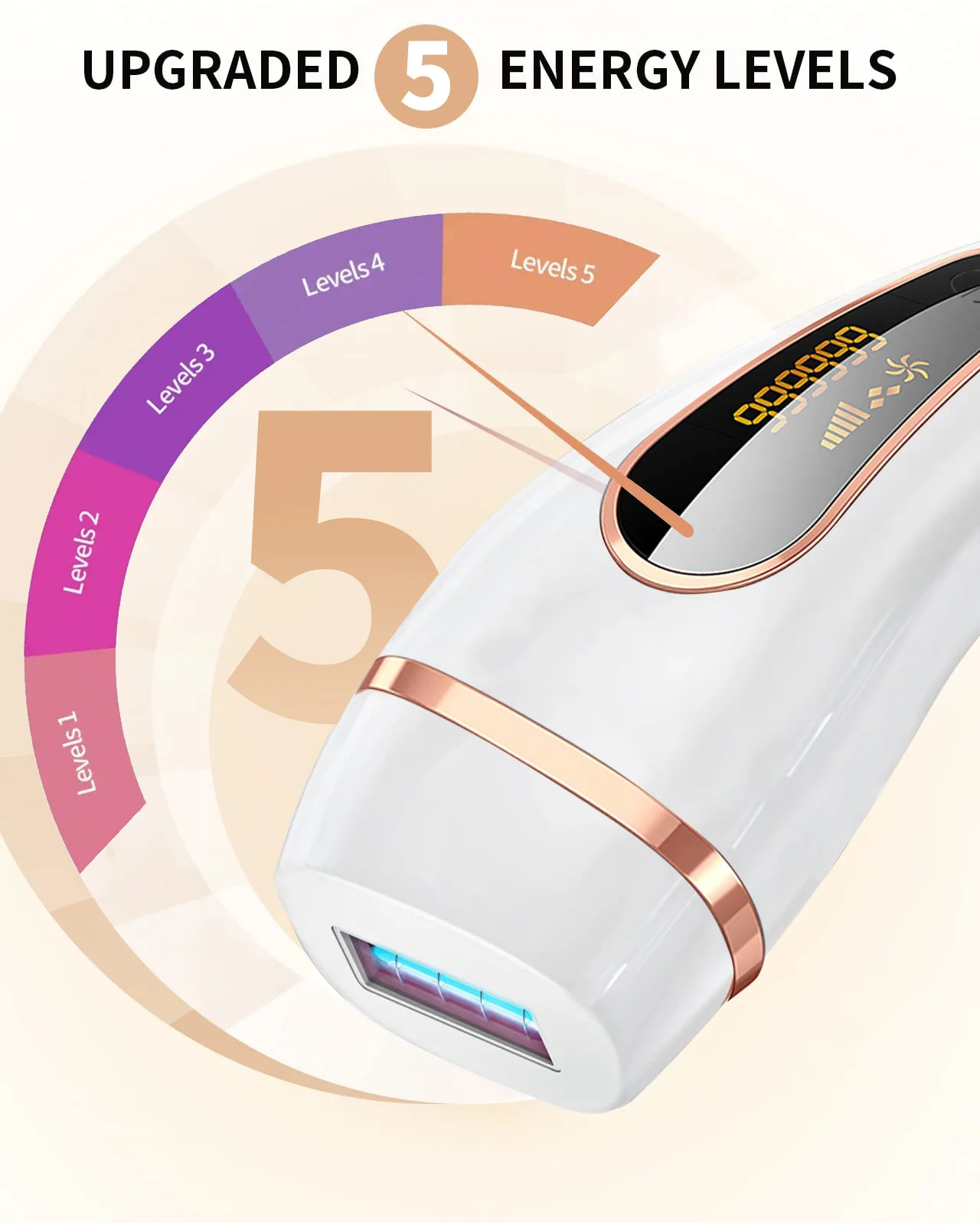 Portable Handle IPL Machine Painless Permanent Ice Cooling Mini IPL Laser Hair Removal At Home Hair Removal Device