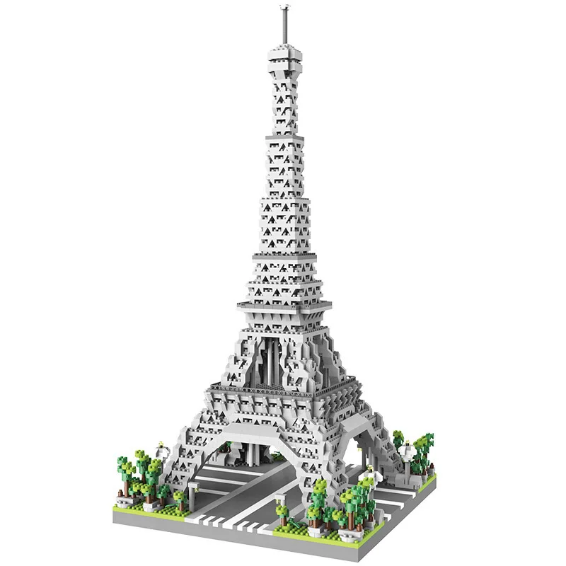 2024 Super hot Eiffel Paris Tower model world famous building blocks difficult puzzle assembly toy