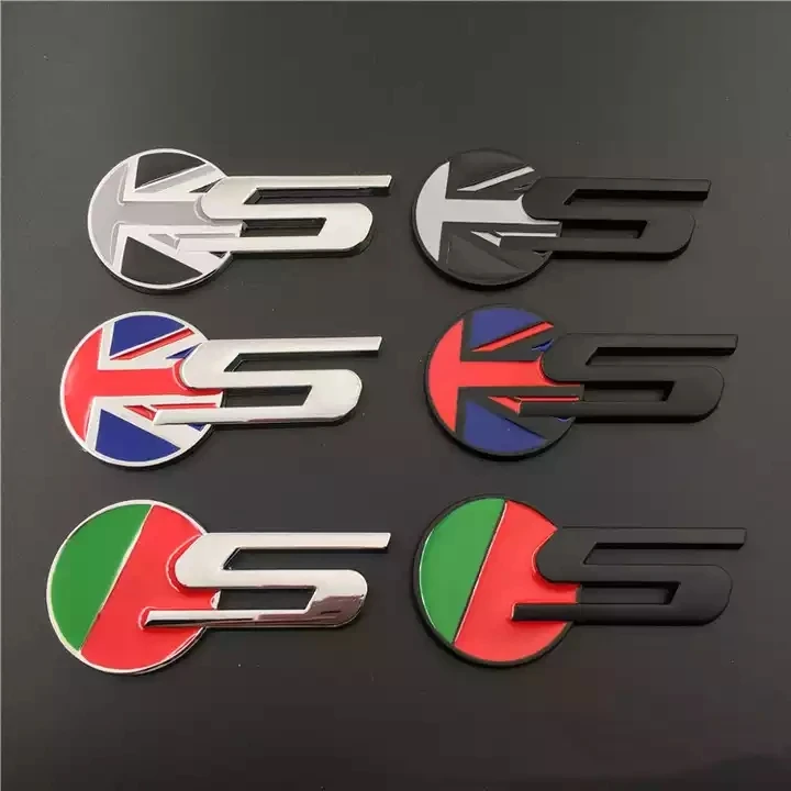 S standard high performance metal car logo modified tail sticker for Jaguar F TYPE XF XJL limited edition (1600565907019)