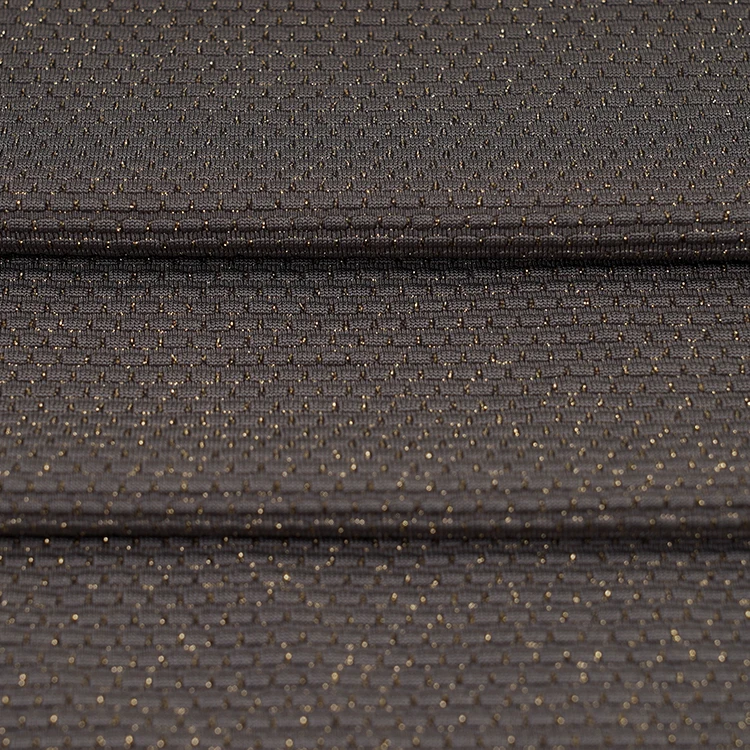 Nylon 86%  Silk 6% Spandex 8% Fabric 200 GSM High Quality Width 160 cm Gold Silk 4 Way Stretch Fabric for Swimwear