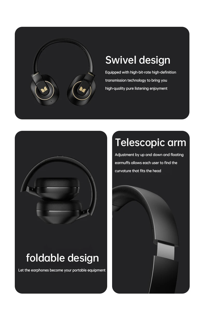 Bluetooth Full-size wireless headphones Monster XKH01