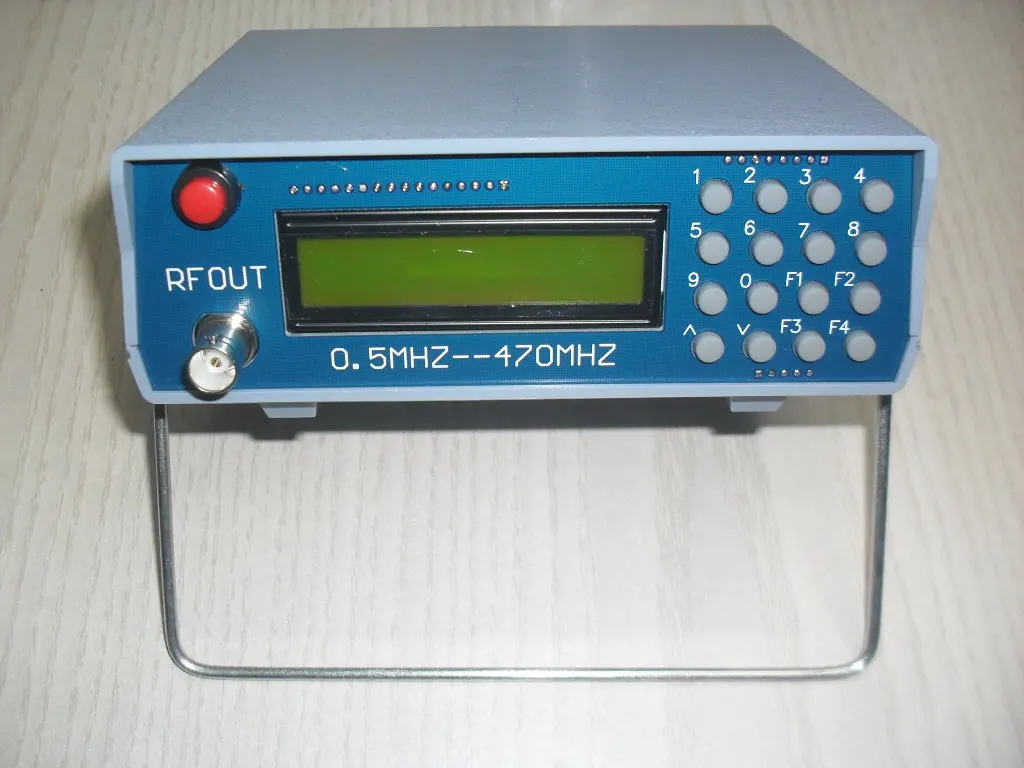 High Frequency RF Signal Source 0.5-470Mhz RF Signal Generator Meter Tester for FM Radio