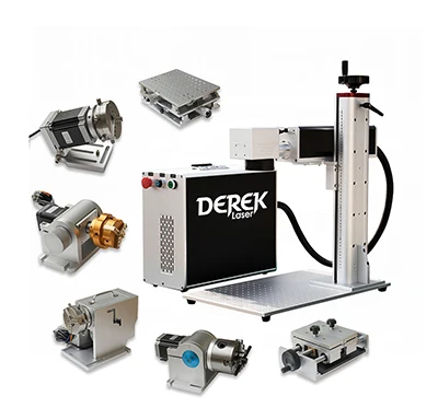 New Condition JPT 50W UV Fiber Laser Marking Machine Air Cooling Metal Home Use Supports AI DXF DST PLT DWG BMP Formats CO2 100W