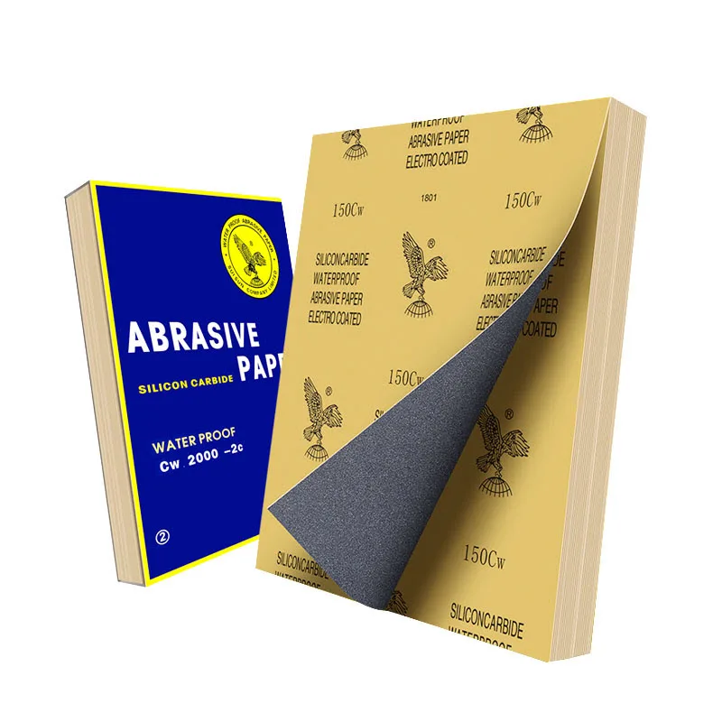80 p180 p800 p1000 Грит Высококачественная Кремниевая карбидная Корейская абразивная шлифовальная бумага с оленем водная Автоматическая наждачная для