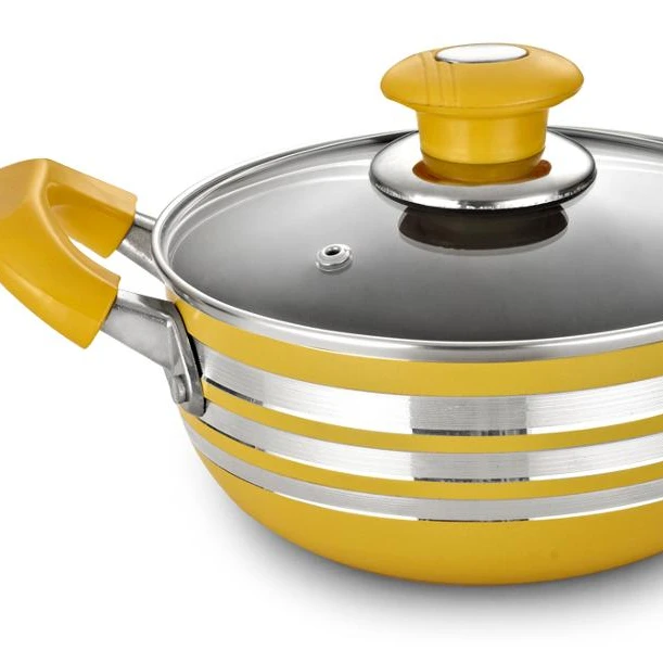 Алюминиевые индийские кастрюли для приготовления пищи