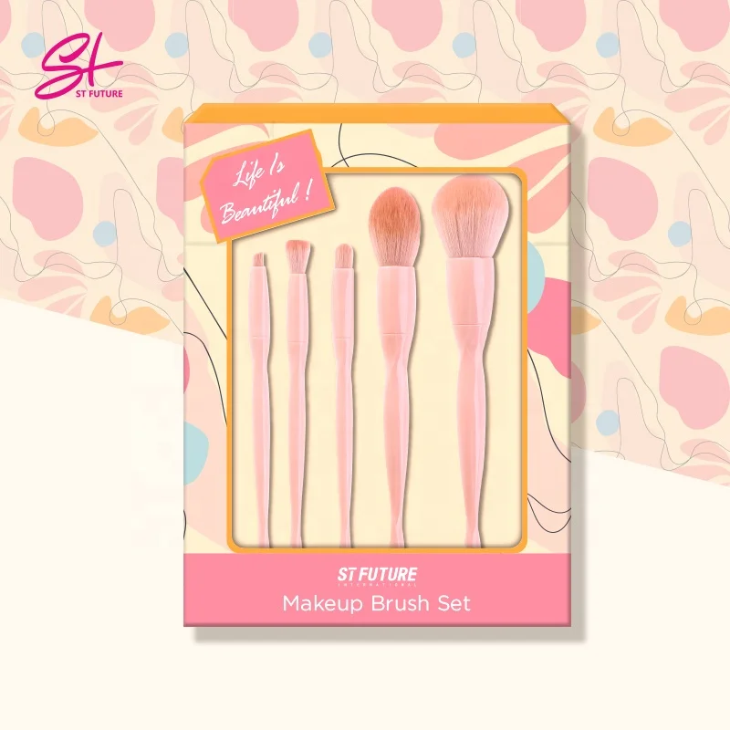 2021 Hot Sale Makeup Brushes Private Label logo Normal Size 11 Piece Blush Powder Foundation Makeup Brush Set