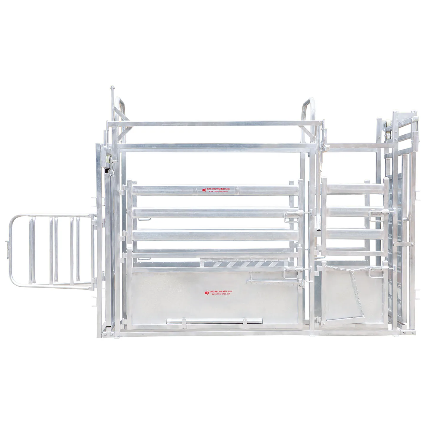 heavy duty galvanized metal cattle yard vet squeeze cattle crush