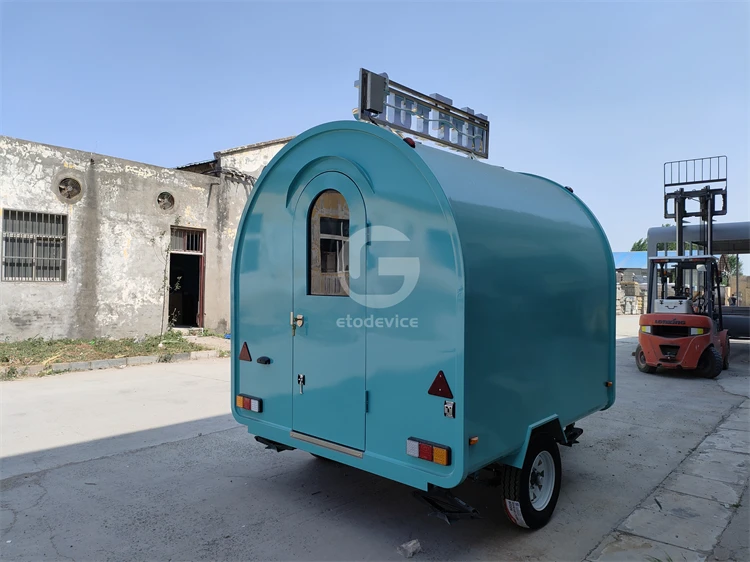 Glory Food Trailer Mobile Food Truck Fruit Cart