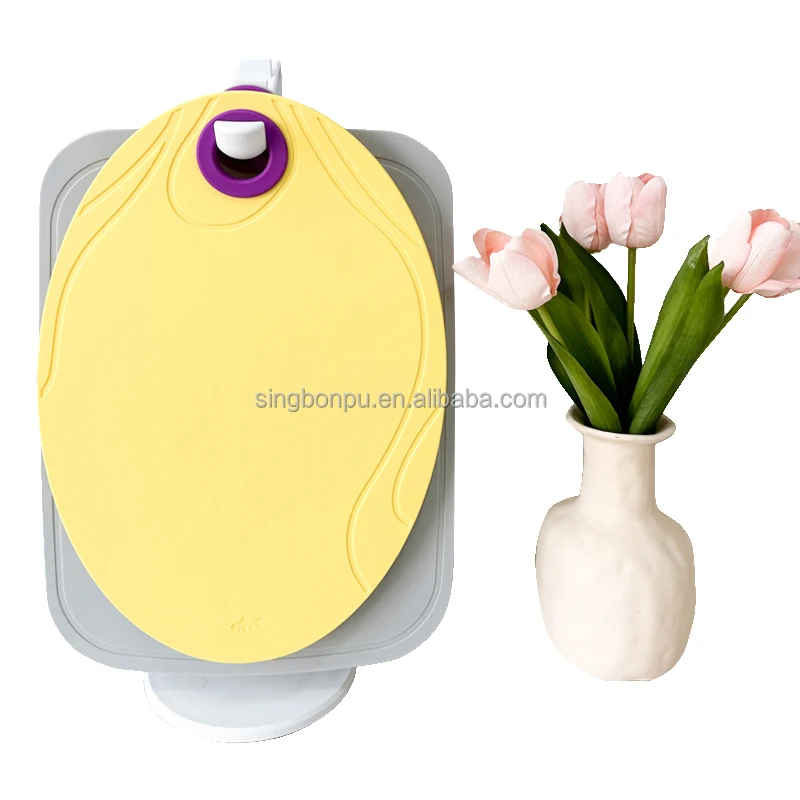 SINGBON Kitchen Flexible TPU Chopping Blocks Anti-Slip Back Cutting Boards for Dinnerware