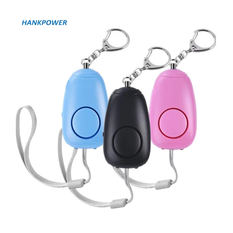 Personal Alarms USB Rechargeable 130dB Safesound Security Alarm Keychain with LED Lights Personal Alarm