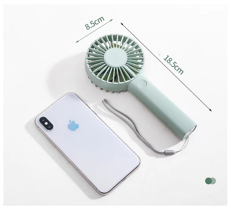 Hot top sell mini portable 1200mAh USB rechargeable handheld portable personal mini fan
