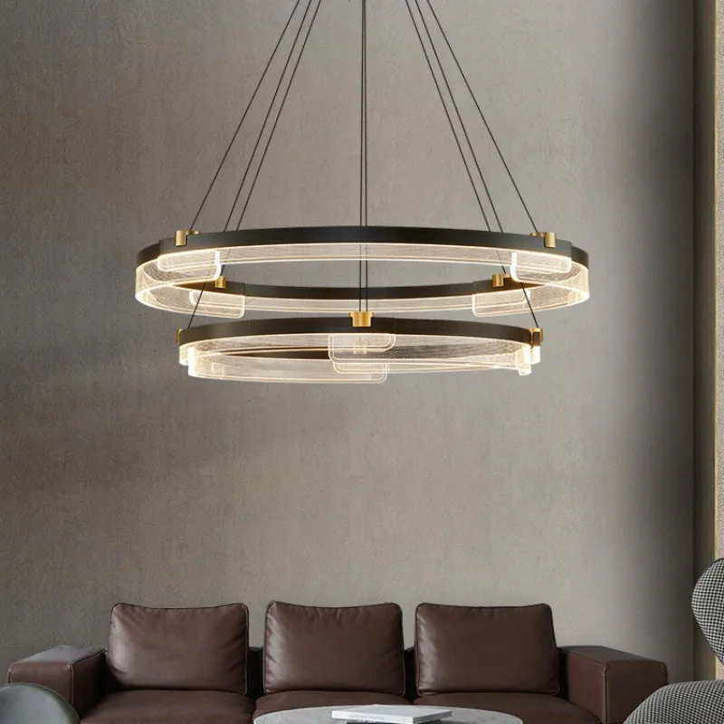 2024 new modern simple living room dining room bedroom creative Scandinavian style light luxury chandelier