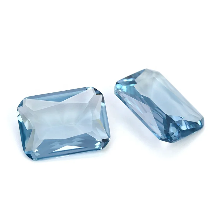 12*16mm Octangle Aquamarine spinel stone wholesale loose gemstones spinel for jewelry making