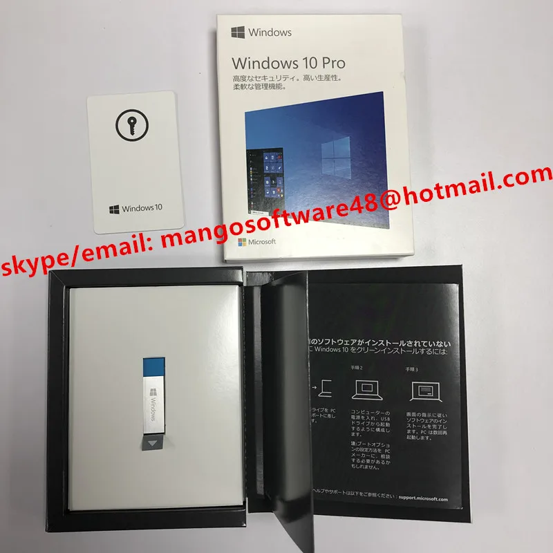 
Japanese Newest original version Microsoft windows 10 pro Professional full version computer software download keys 