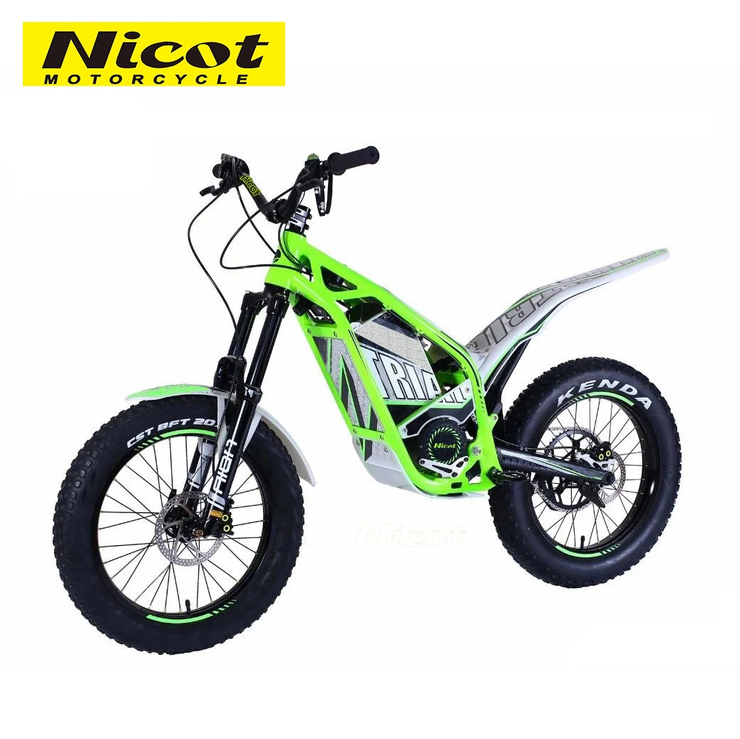 Nicot Electric Trial Bike Fun Bike 3800W Electric Pit Bike For Tricks And Stunts High Quality Cheap