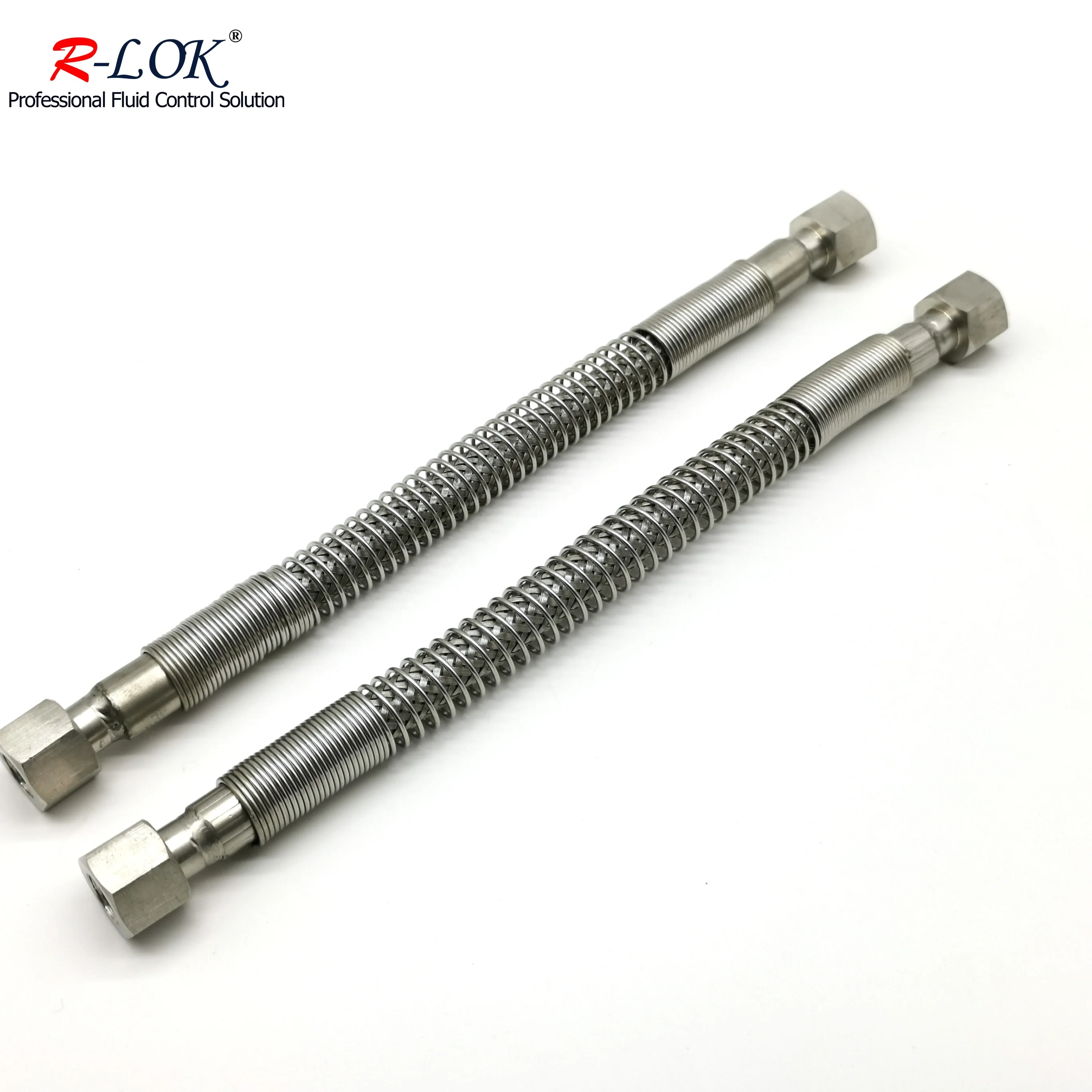 Гибкий шланг из нержавеющей стали высокого давления, Металлический фитинг для труб с металлическим сильфоном, для воздушного газа, кислорода